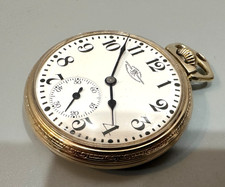 Ball Hamilton Model 1, 999N 23 jewels Gold filled s16 Pocket Watch, circa 1913