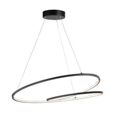 ET2 E21327-BK Cycle 1-Light 31.5" Wide Black Pendant Light