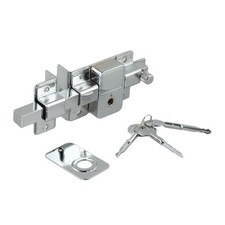 Old Style Exterior Lock with Cross Key Mechanism Perfect for Various Door Types