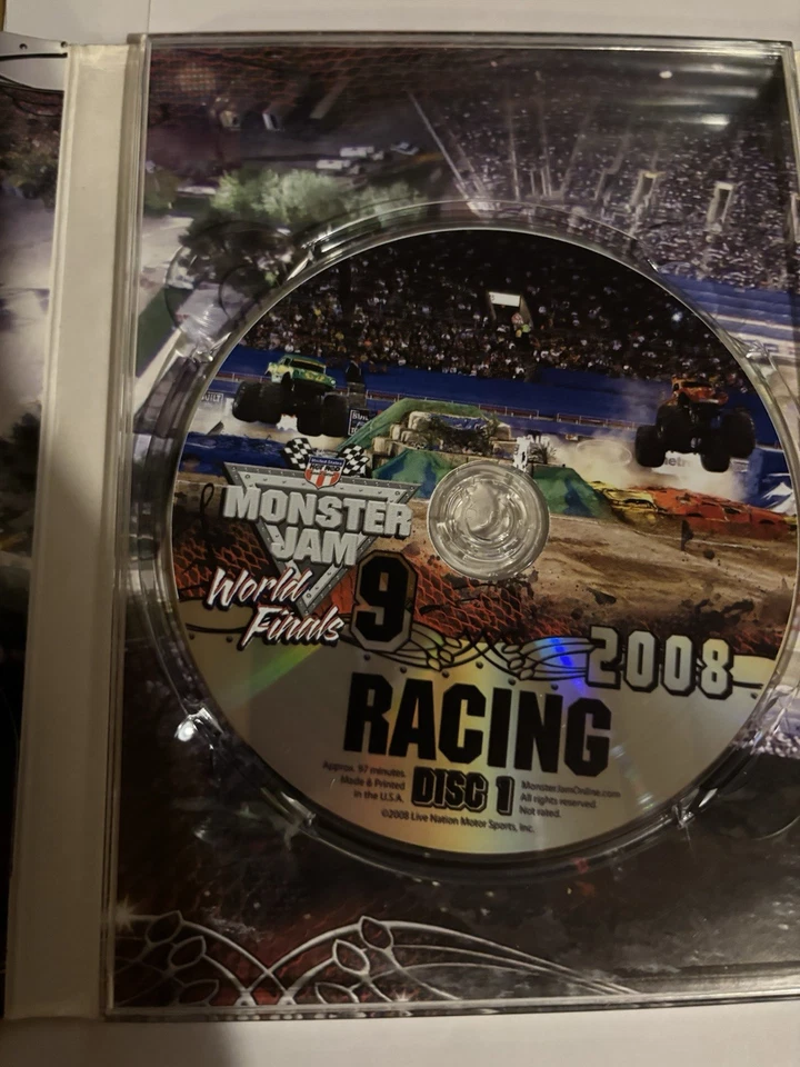 Monster Jam World Finals 9 (DVD, 2008, 2 DISC)  RARE OOP - Image 3 of 4