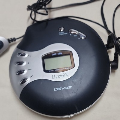 iRiver iMP150 ChromeX MultiCodec CD Player LCD Display MP3WMA BlackSilve G2U