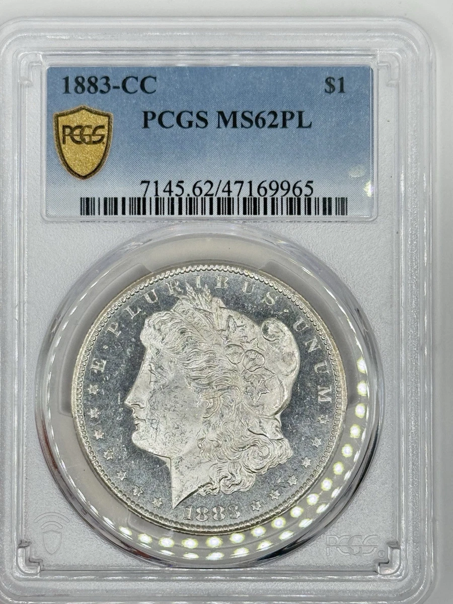 Silver MS 62 Graded 1883 Year Morgan US Dollars (1878-1921) for