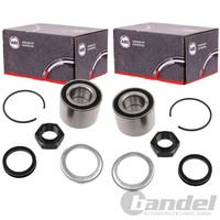 2X A.B.S. Radlager Satz Hinten Beidseitig Passend FüR CitroËN Saxo Xsara Peugeot