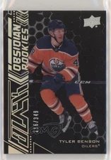 2020-21 SPx UD Black Obsidian Rookies /349 Tyler Benson #OR-16 RC