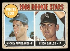 1968 Topps #287 White Sox 1968 Rookie Stars (Mickey Abarbanel / Cisco Carlos)