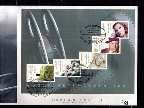 # GERMANY - FDC - CINEMA - FAMOUS PEOPLE - C.CHAPLIN