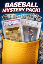 BASEBALL MYSTERY PACK | 15 Cards| 1-3 AUTOS | PSA/BGS | JETER + QUAD AUTO CHASE