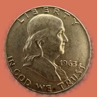 90% Silver --1963-D Franklin Silver Half Dollar