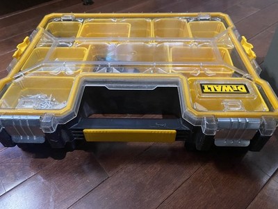 DEWALT DWST14825 10-Compartment Tool Box - Black/Yellow  contains some bits