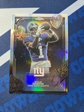 2025 Topps Chrome Football Malik Nabers Fortune 15 Refractor F15-15 Giants