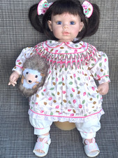 Adora 20" Doll KRV-048 Name Your Own Baby Blue Eyes Black Hair, New Outfit Box
