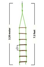 Rope Ladder for Kids Climbing Ladder Wooden Ladder I Indoor Outdoor Games