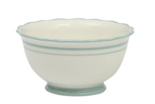 Four (4) Pioneer Woman ~ AINSLEY ~ SAGE BLUE ~ 6.25" Round ~ Stoneware Bowls
