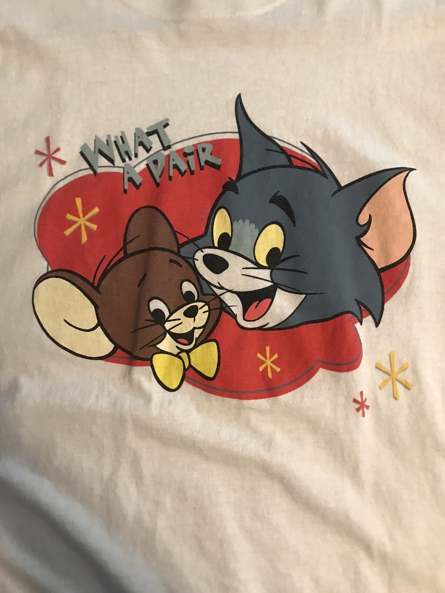 RARE Vintage 1996 Tom And Jerry T-Shirt Large Single Stitch RARE Vintage 1996 Tom And Jerry T-Shirt Large Single Stitch