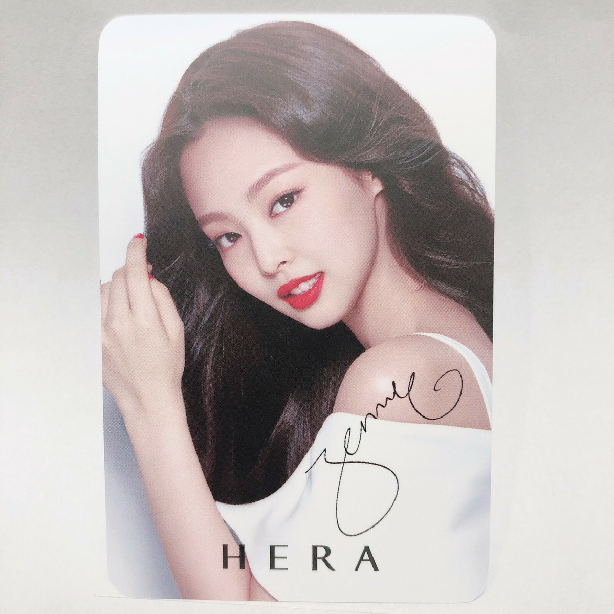 blackpink HERA ジェニ　トレカ BLACKPINK Jennie Official HERA Aqua Special Limited Photo