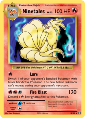 1x Ninetales 15/108 HOLO RARE XY Evolutions Pokemon TCG Card NM | eBay