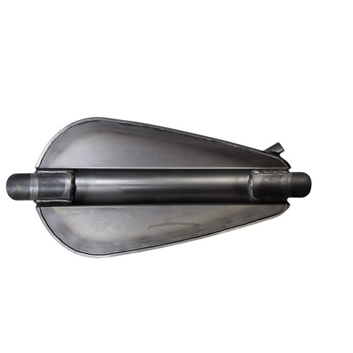 Silber Motorrad Benzin Gas Kraftstofftank Universelle Für Alle Motorräder Neu - Picture 4 of 6