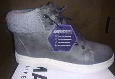 Sonoma Goods For Life Kinsleyy Women's Faux-Fur Hightop gray COLOR SIZE 6 WIDE