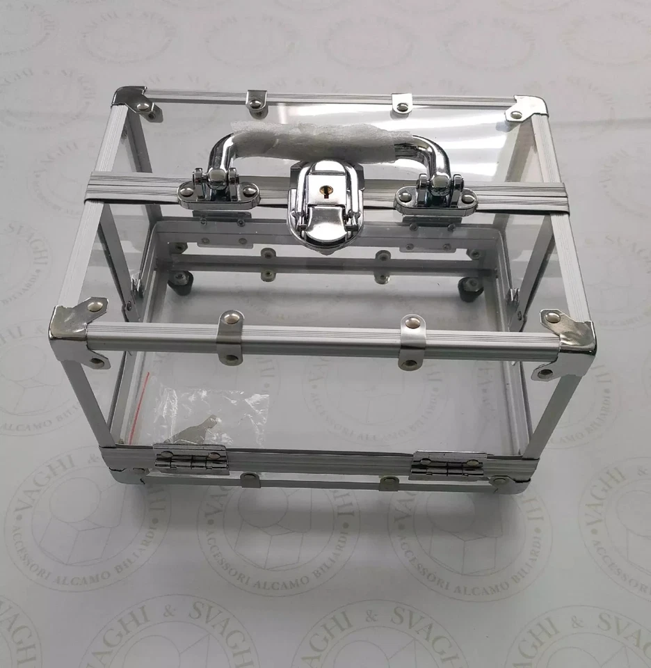 BOX IN ALLUMINIO MODIANO TRASPARENTE 600 CHIPS DA 14 GR. ( MO30764523) - Immagine 4 di 4