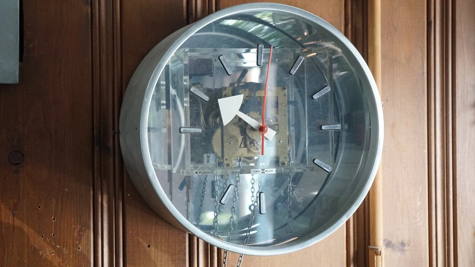 Pendulum Clock by Howard Miller Clock Co. designed by George Nelson - Image 3 of 4