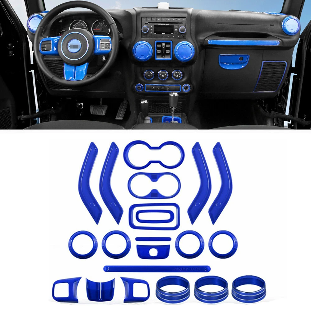 Jeep Wrangler Interior Trim Kit Hydro Blue Matttroy