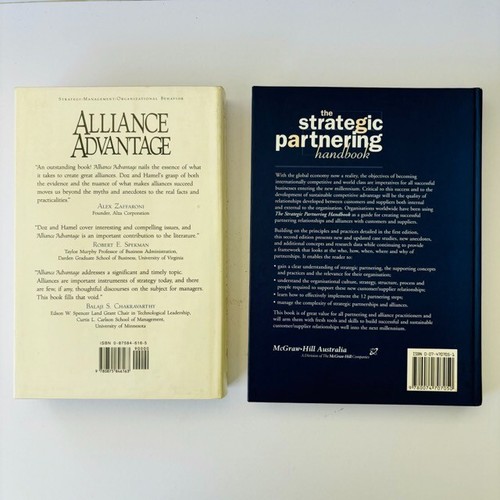 2 x Partnership Books : Alliance Advantage + Strategic Partnering Handbook - 第 2/16 張圖片