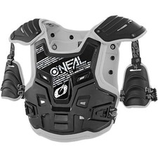 O'Neal PXR Stone Shield Chest Protector MX Enduro Off Road ATV Body Armour Grey