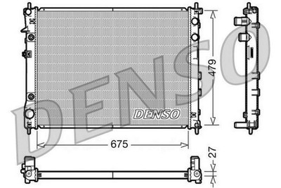 DENSO DRM36012 Kühler Wasserkühler Motorkühler für SUBARU TRIBECA (B9)