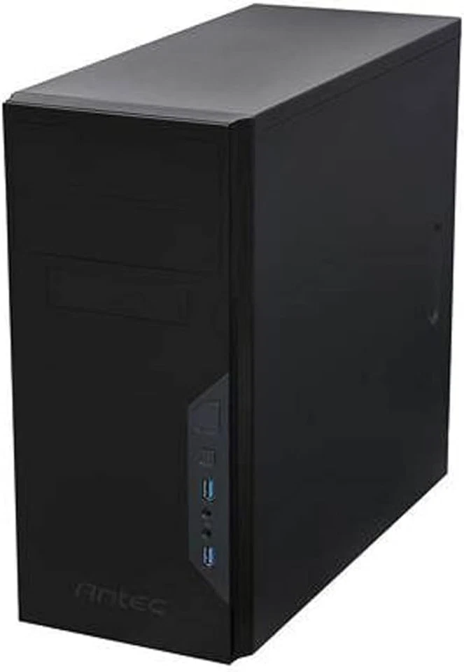 VSK3000E-U3_US SGCC Steel Black Mini Tower Case, Micro ATX - Image 3 of 4