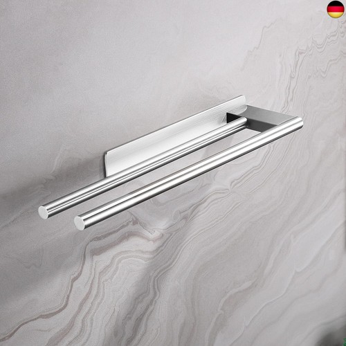 Dvocel Handtuchhalter ohne Bohren Doppelt 304 Edelstahl Handtuchstange - Bild 5 von 9