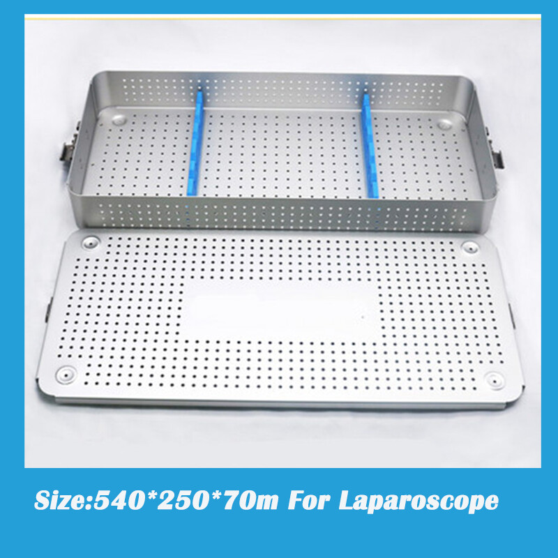 Aluminum Sterilized container sterilization tray Laparoscopic disinfection box
