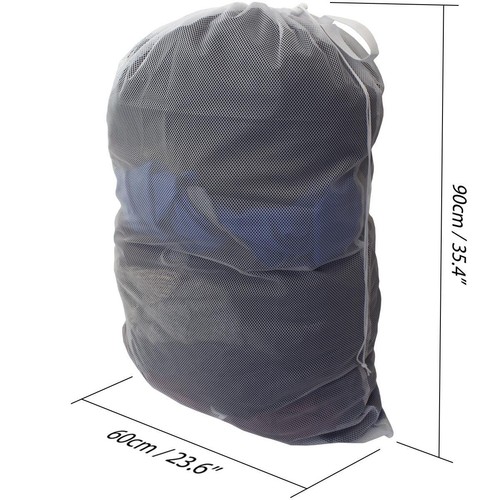 XXL Fine Mesh Laundry Washing Machine Bag Large Net Drawstring Wash