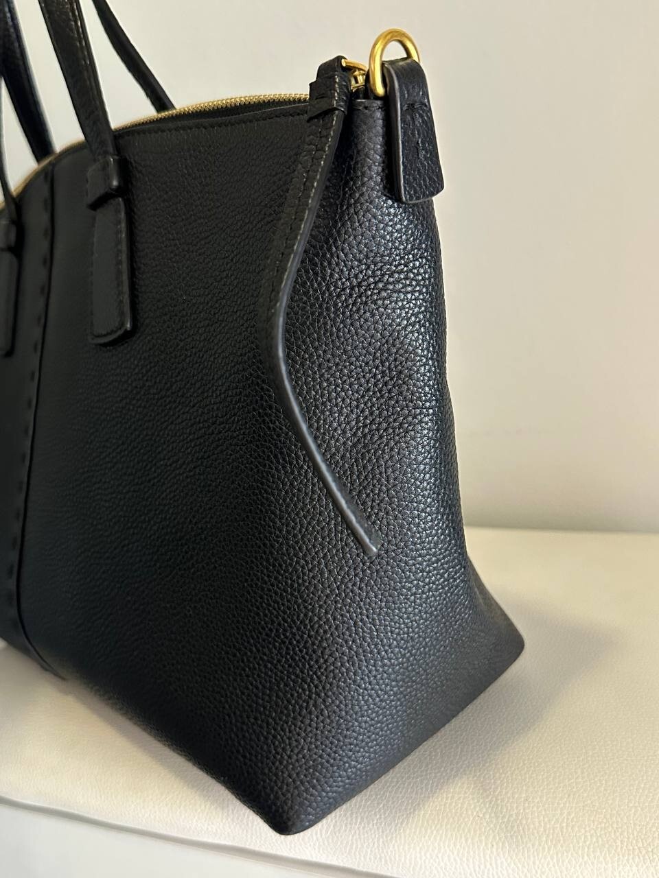 Tory Burch McGraw TopZip Satchel Black 192485414790 eBay