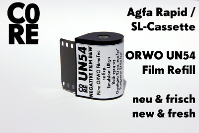 ORWO UN54   ISO 100   Fresh Film   SL-Cassette   Agfa Rapid / Karat   WOLFEN