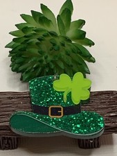 Leprechaun Earring, St. Patrick's Day Earring, Gift, Shamrock Earring, Clover