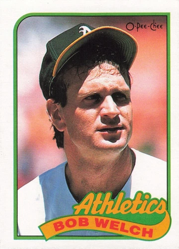 1989 O-Pee-Chee- Bob Welch #605