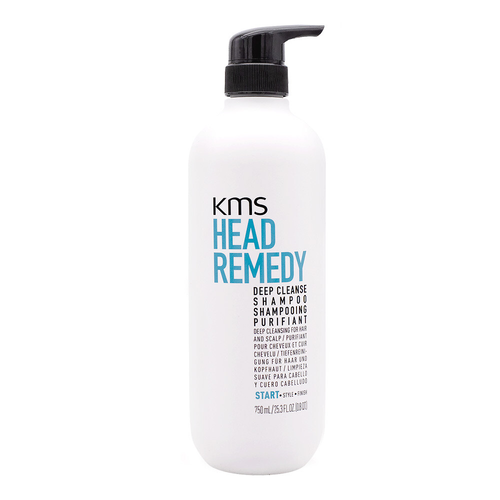 KMS Head Remedy Deep Cleanse Shampoo 750ml - shampoo detersione profonda