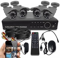 8-channel Security + 4 Outdoor Cameras, 500 Gb Hard Drive + Remote Surveillance on sale 8-channel Security + 4 Outdoor Cameras, 500 Gb Hard Drive + Remote Surveillance on sale