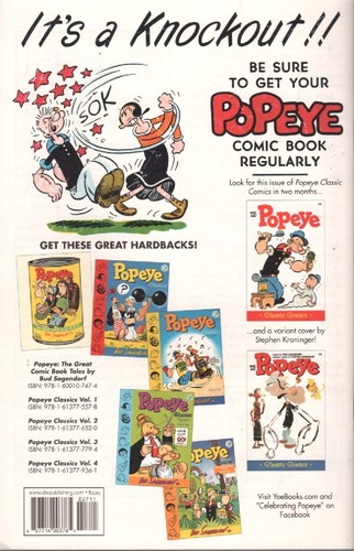 Popeye - IDW Comic - 2014 - Reprint of #27 Jan-March 1954 - Picture 2 of 2