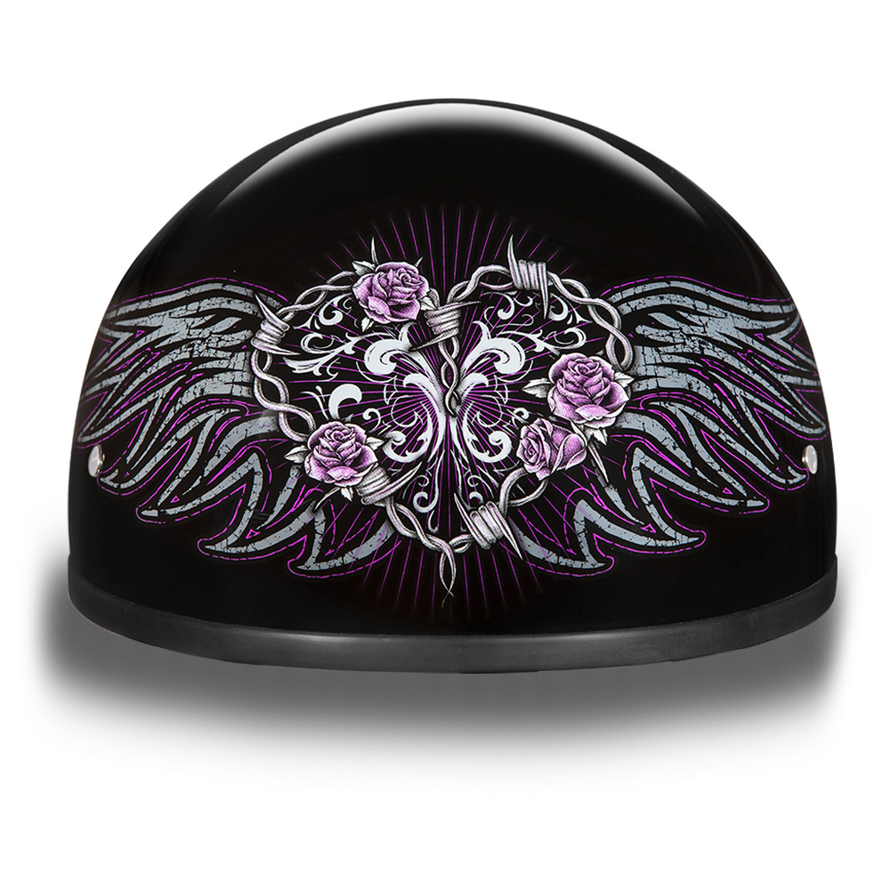 Daytona DOT Slim Line Motorcycle Women's Collection Half Hel