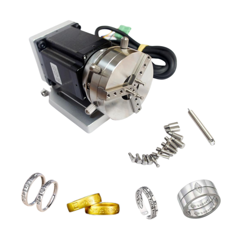 20W Raycus Max Fiber Laser Marking Machine Enclosed Engraver Metal & Rotary DHL - Picture 8 of 10