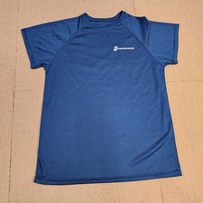 Marines The Few Proud Mens Graphic T-Shirt Medium Blue USA Made SS Crew T5a