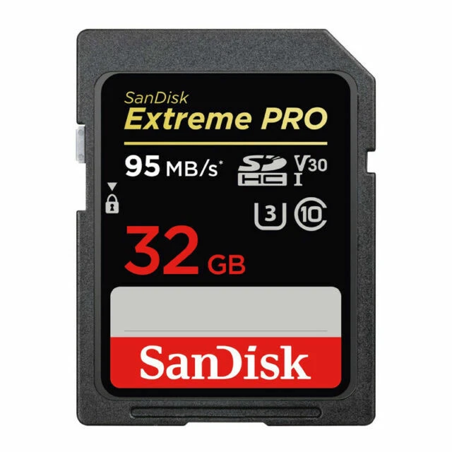 Tarjetas de memoria SanDisk SD para cámaras de vídeo y fotográficas