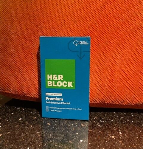 H&amp;R Block Tax Software Premium 2022 for PC/Mac Key Card Box /Free  Shipping 735290107657 | eBay