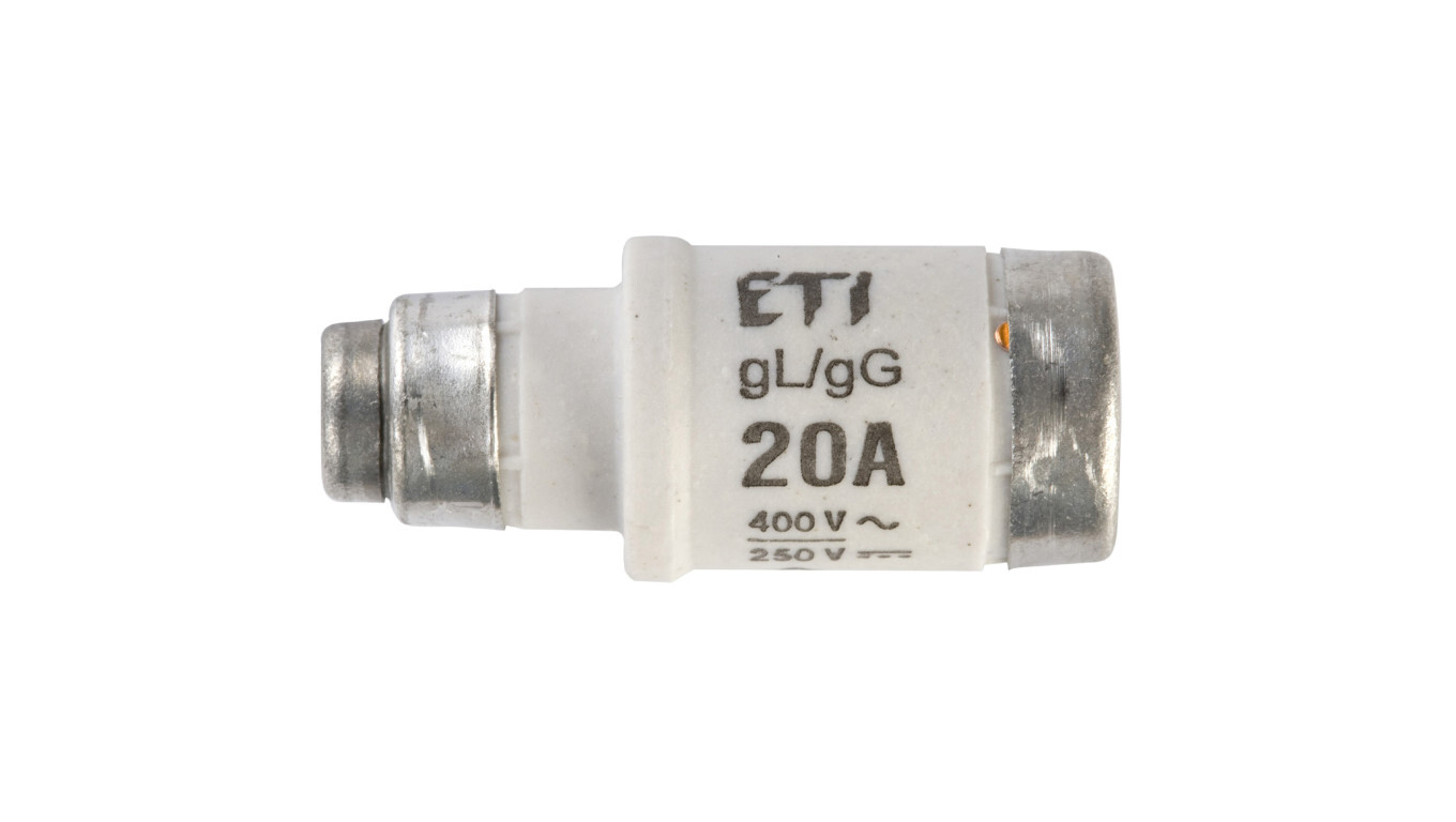Fuse link D02 20A gG 400V AC / 250V DC E18 002212001 /T2UK