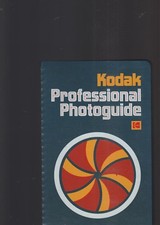 KODAK PROFESSIONAL PHOTO GUIDE 1975 1ST EDITION 1ST PRINTING