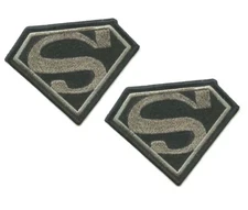 SYRIA IRAQ DAESH WHACKER JSOC SFG GREEN BERETS SAS vêlkrö 3" PATCH: SUPERMAN X 2