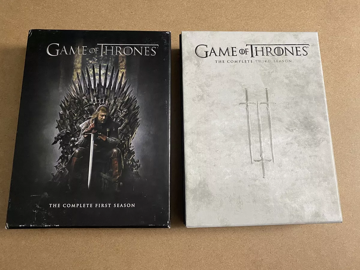 Game of Thrones season 1 and 3 DVD eBay
