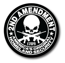 2nd Amendment Gun Rights Usa Car Truck Window Bumper Vinyl Sticker Decal 07
