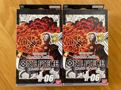 2 New Sealed One Piece TCG Starter Deck Navy Absolute Justice ST-06 ENGLISH | eBay 2 New Sealed One Piece TCG Starter Deck Navy Absolute Justice ST-06 ENGLISH | eBay